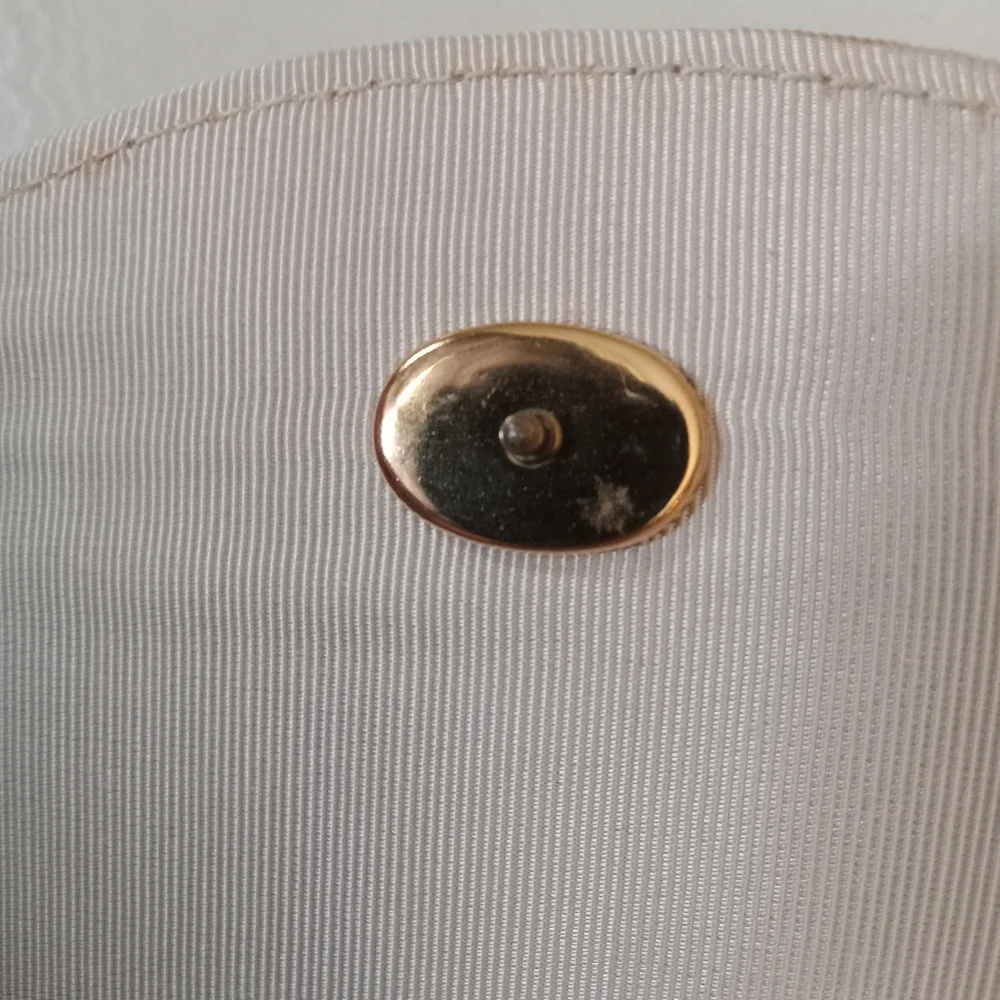1970s Polished Gold evening bag bu avon n.i.b. NEWYORK - Picture 6 of 10